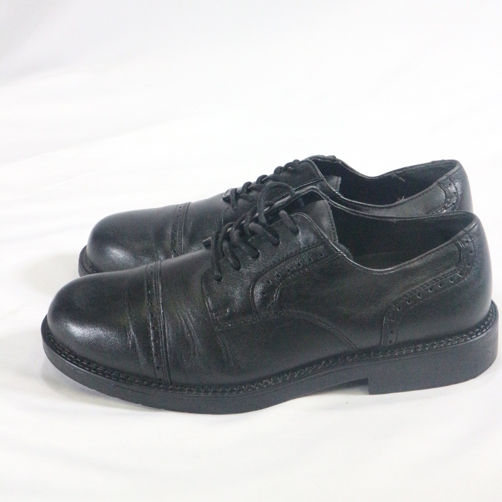 NUNN BUSH Black Leather Cap Toe Oxford Dress Shoes - Picture 7 of 8